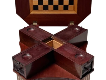 Vienna Secession Chess Table or Game Table, 1900s